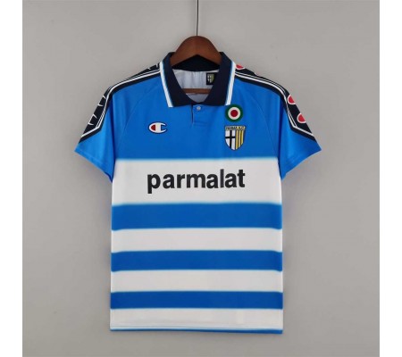 Parma 99/00 Third White&Blue Soccer Jersey